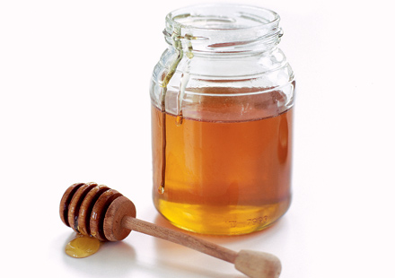 Bee honey jar