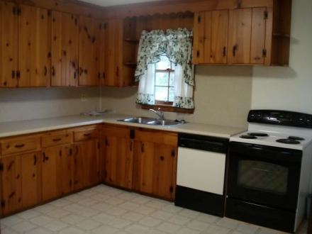 kitchen knotty pine