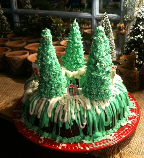 Christmas Tree Cake