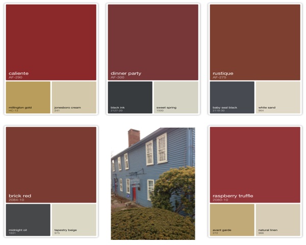 Benjamine Moore Caliente Red