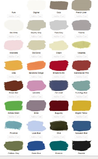 Annie Sloan Paint Colors