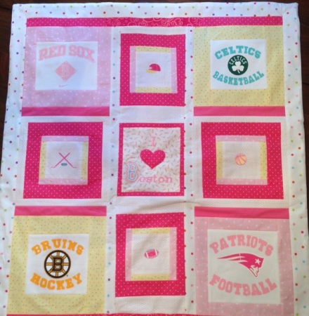 Red Sox Baby Quilt