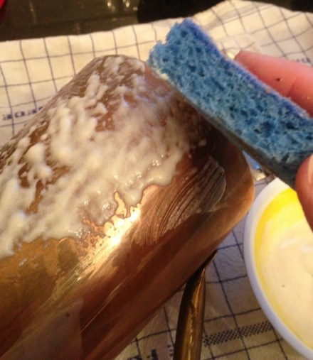 Copper Solution Sponged