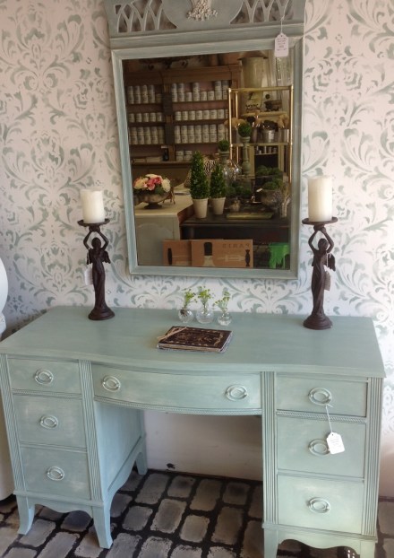 Blue Painted Dresser