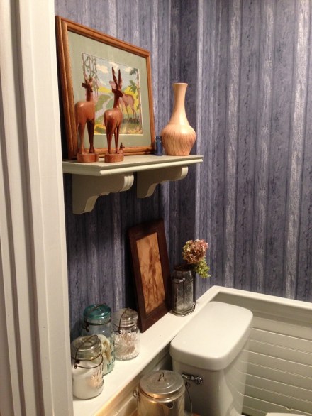 After Toilet Side Vintage Vignette