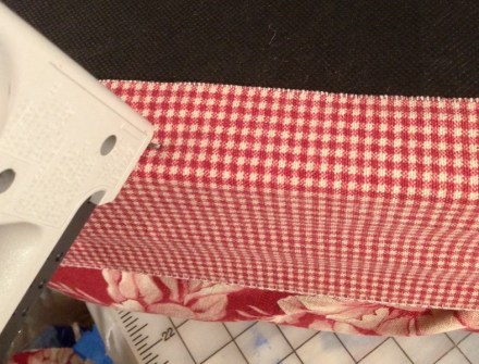 Stapling Fabric to Base