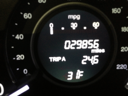 31 Degrees at Game Time!