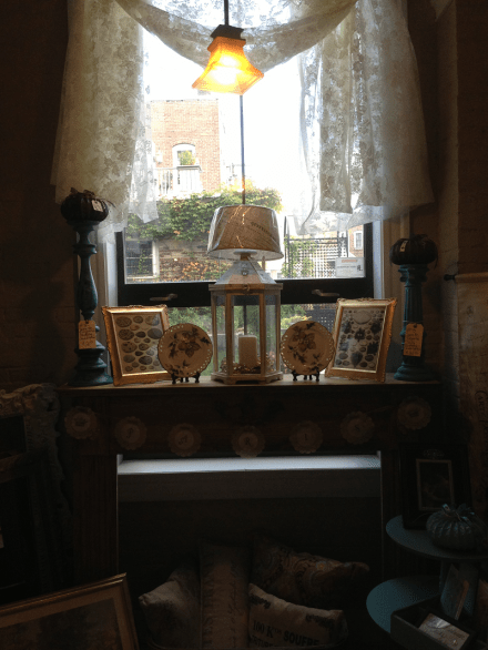 Lace Window Vignette