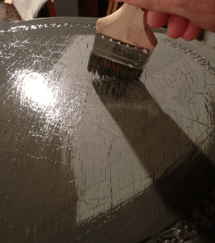 Painting on Martha Stewart Glaze