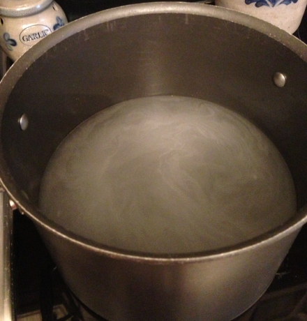 Pot of Simmering Water
