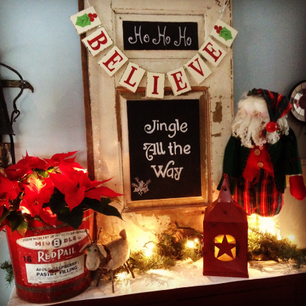 Country Design Santa Display