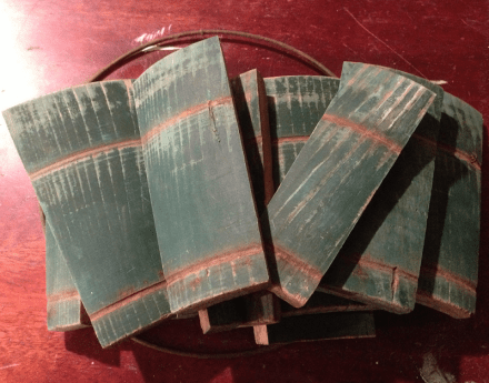 Old Barrel Staves for Wreath