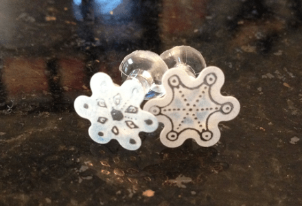 Snowflake Pushpins