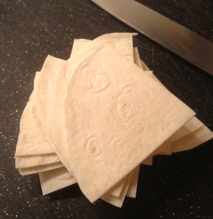 Sopapilla Tortilla Triangles