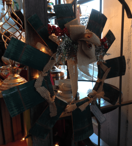 VT Barrel Stave Wreath