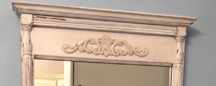 Antiqued Mirror Top Details