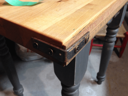 Butcher Block Ruler and Corner Brackets