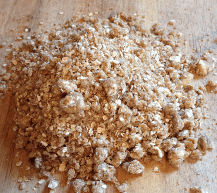 Oatmeal Jam Squares Mixture