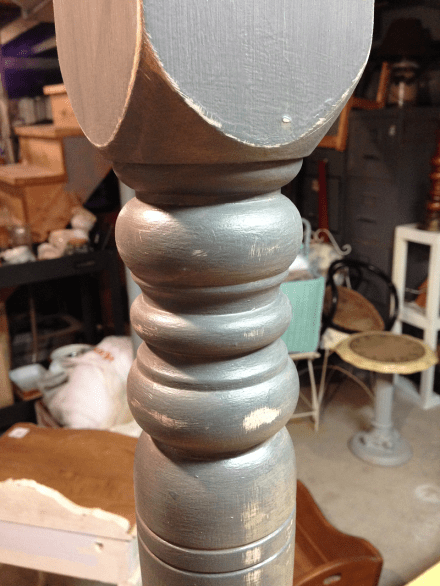 Sanded and Glazed Leg