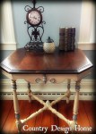 Antique Table Clock and Books Staged&nbsp;PM