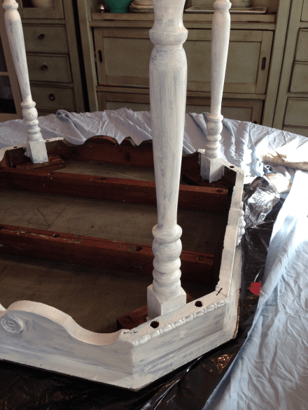 Antique Table Primer Upside Down