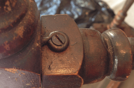 Antique Table Screw and Hook