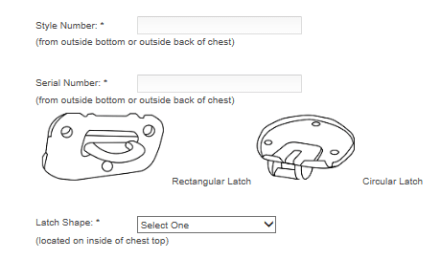 Lane Furniture Latch Replacement Illustration