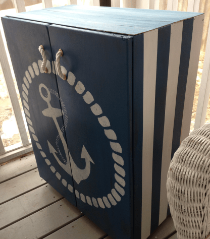 Anchors Away Nautical Cabinet