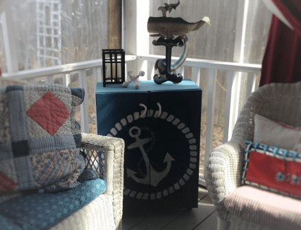 summer porch nautical theme