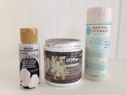 Martha Stewart Glaze, Americana Metallic Paint, Behr