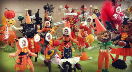 Spun Cotton Dolls Vintage by Crystal