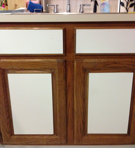Kitchen Cabinets with Vinyl Panels