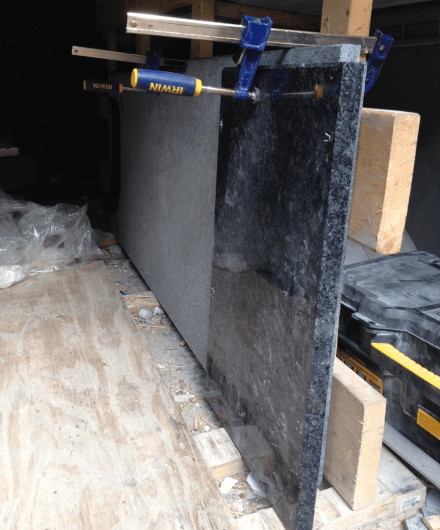 Granite Slabs in Truck