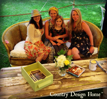 Joanne, Desha & Devon at Vintage Bazaar Tent