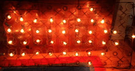 Rusty Bed Spring Arrow Marquee