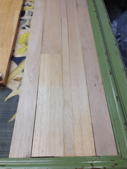 USA Map Balsa Wood Patterned