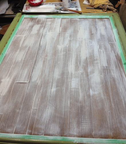 USA Map Dry Brushing Completed