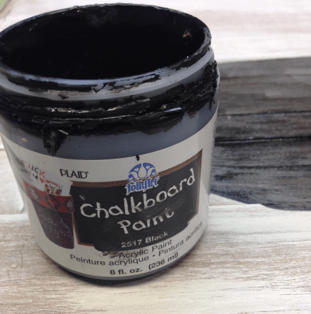 USA Map Folk Art Chalkboard Paint