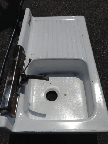 Vintage Kitchen Sink Before