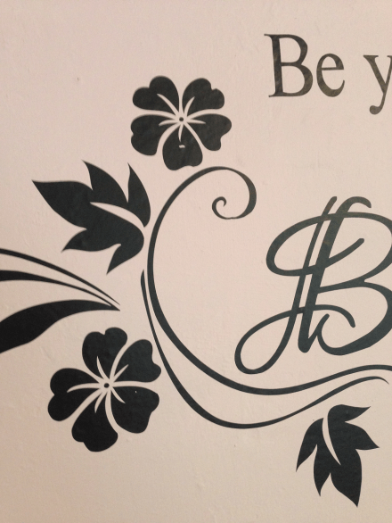 Wall Decal Closeup Detail