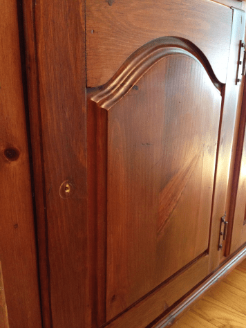 Dining Room Hutch Old English After