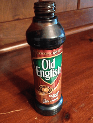 Dining Room Hutch Old English Stain Bottle