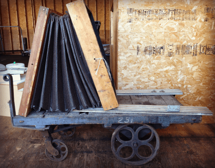 Green Goat Upcycled Bellows and Cart PM