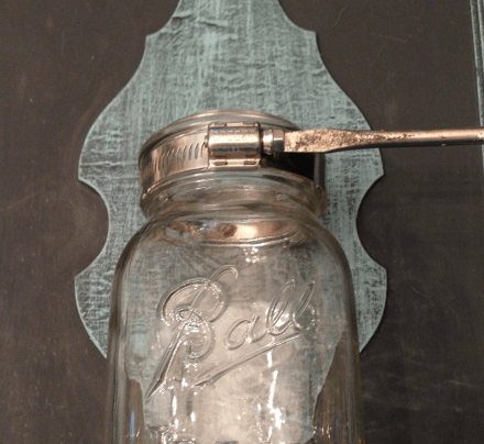 Mason Jar Wall Sconce Adjustable Screw