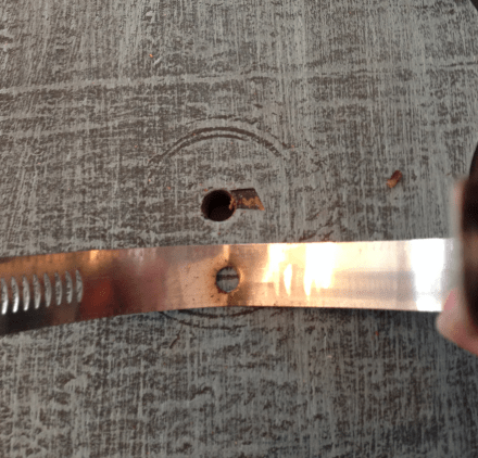 Mason Jar Wall Sconce Lining Up Bracket Holes