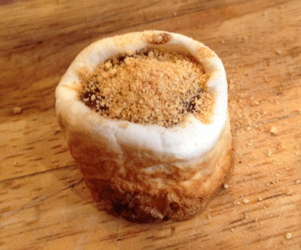 S'Mores Pie Bites with Graham Cracker Crumbs