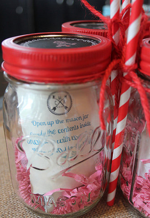 Mason Jar Shower Favor Lemonade Mix