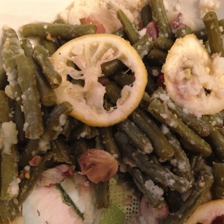 Easter Dinner Roasted Green Beans