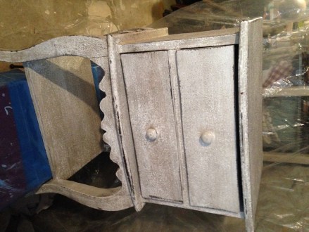 HR Sprayer Tented Table Before