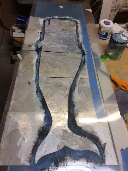 Tin Whale Pattern Stencil